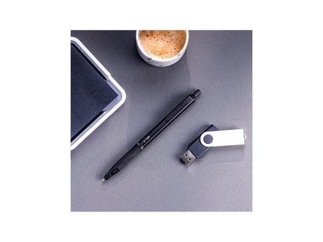 Zebra G-750 Retractable Gel Pens Medium Point Black/Blue Ink 2/Pack (49802)