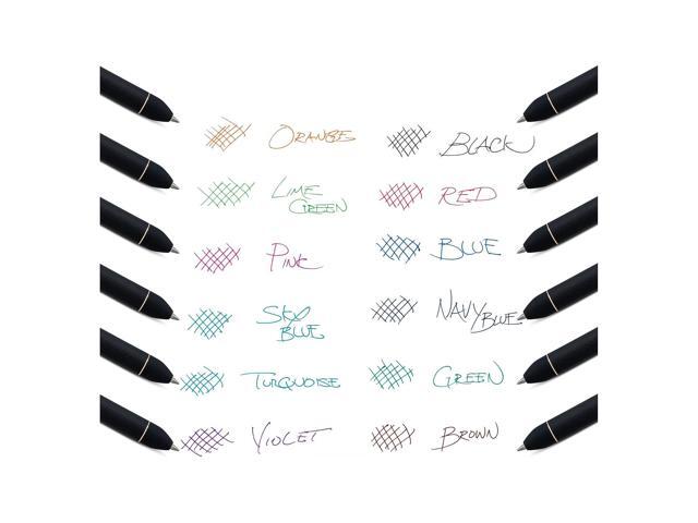 Pentel EnerGel Kuro Retractable Gel Pen Medium Point 0.7mm Assorted Ink 12/Pack (BL437R1BP12M)