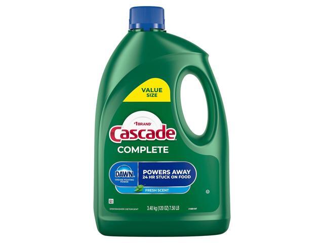 Cascade Complete Dishwashing Detergent Gel Fresh Scent 120 oz. 4/Carton (53987) Cascade Complete Dishwashing Detergent Gel Fresh Scent 120 oz. 4/Carton (53987)