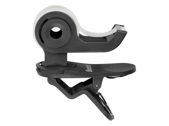 3M Scotch Clip & Twist Desktop Tape Dispenser Gray C19CLIP