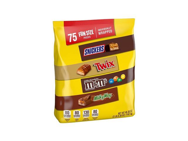 Mars Fun-Size Milk Chocolate Candy Variety Mix 40.3 oz. 75 Pieces (459747)