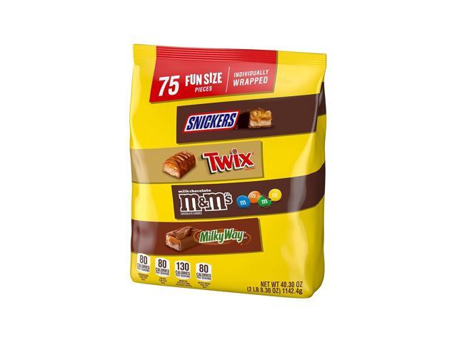 Mars Fun-Size Milk Chocolate Candy Variety Mix 40.3 oz. 75 Pieces (459747)