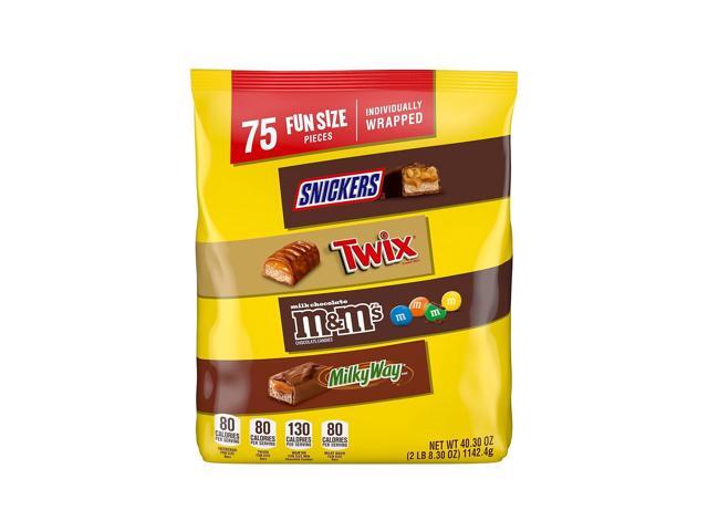 Mars Fun-Size Milk Chocolate Candy Variety Mix 40.3 oz. 75 Pieces (459747)
