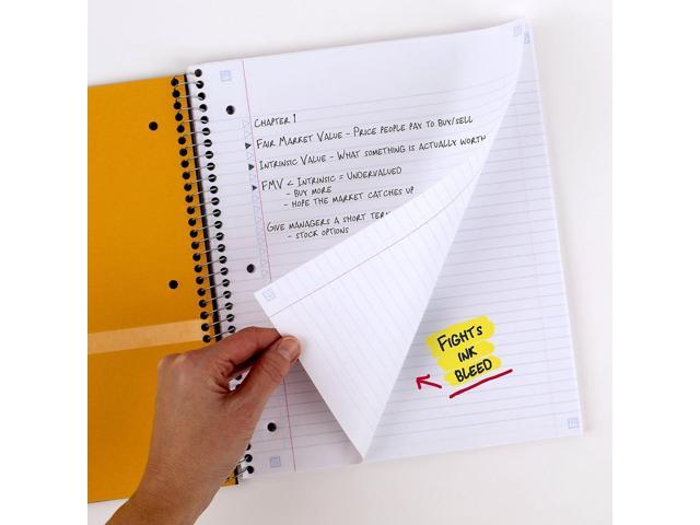 Five Star 5-Subject Notebook 8.5' x 11' College Ruled 200 Sheets 958110