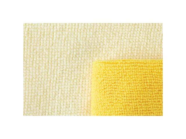 Rubbermaid Commercial Products Microfiber Cloth,12' x 12',Yellow,PK24 1820580