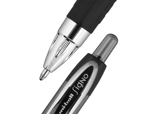 uni-ball 207 RT Retractable Gel Pens Bold Point Black Ink 344742