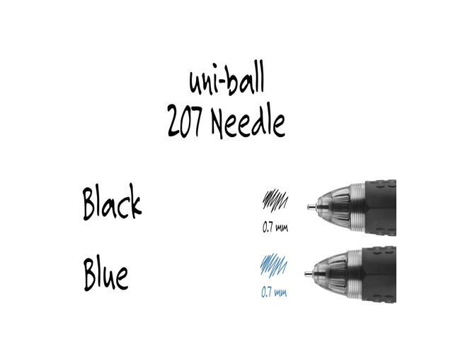 uni-ball 207 Needle Signo Retractable Gel Pens Medium Point 752362