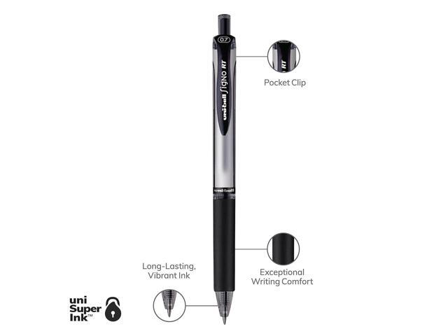 uni-ball GEL RT Signo Retractable Gel Pens Medium Point Black Ink 514249
