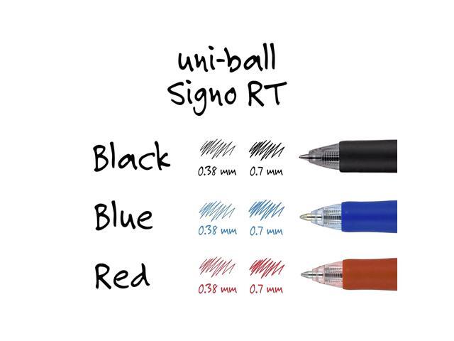 uni-ball GEL RT Signo Retractable Gel Pens Medium Point Black Ink 514249