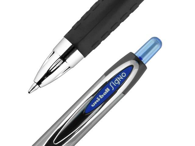 Uni-ball Signo 207 Retractable Gel Pen Medium 0.7 mm Blue Ink 4/Pack 45532PP