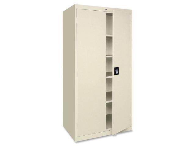 Lorell Steel Storage Cabinets 36'x18'x72' Putty 41307