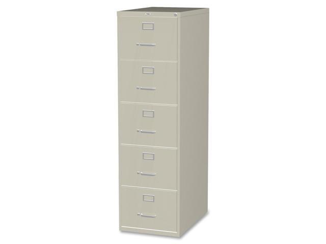Lorell Commercial Grade Vertical File Cabinet - 18' x 26.5' x 61' - 5 x Drawer(s) for File - Legal - Vertical - Ball-bea