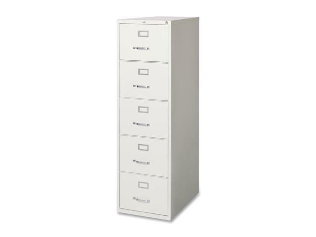 Lorell Commercial Grade Vertical File Cabinet - 18' x 26.5' x 61' - 5 x Drawer(s) for File - Legal - Vertical - Security