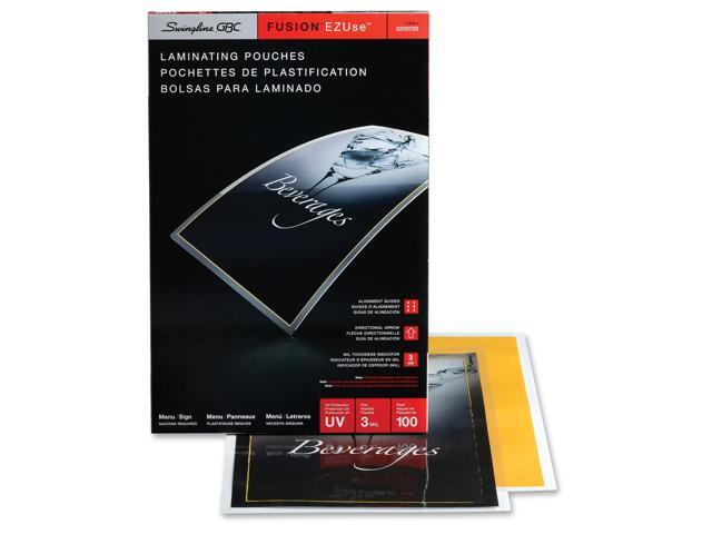 GBC 3200720CF Laminating Pouches, 17-1/2x11in, PK100