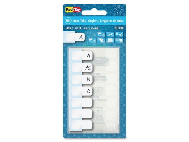 Redi-Tag Permanent Stick Write-On Index Tabs