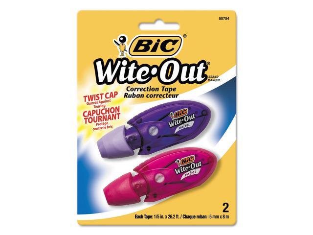 Bic Tape,Corrctn,5mm,2pk,Ast WOMTP21