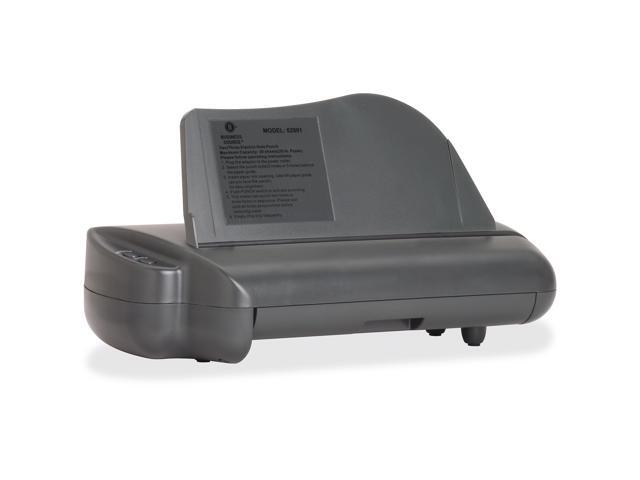 Business Source Electric 3H Punch 1/4' 30 Sht Cap 17-3/4'x5-1/4'x8-1/4' GY 62901