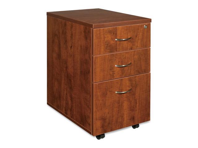 Lorell Mobile Pedestal Box/Box/File 16'x22'x28-1/4' Cherry 69430