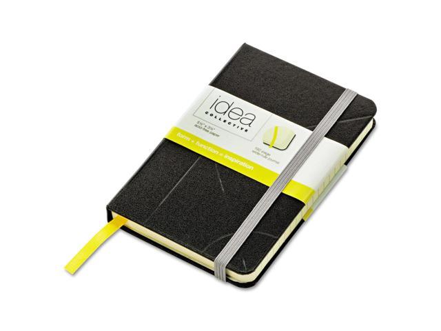 Idea Collective Journal Hard Cover Side Bound 5 1/2 x 3 1/2 Black 96 Sheets