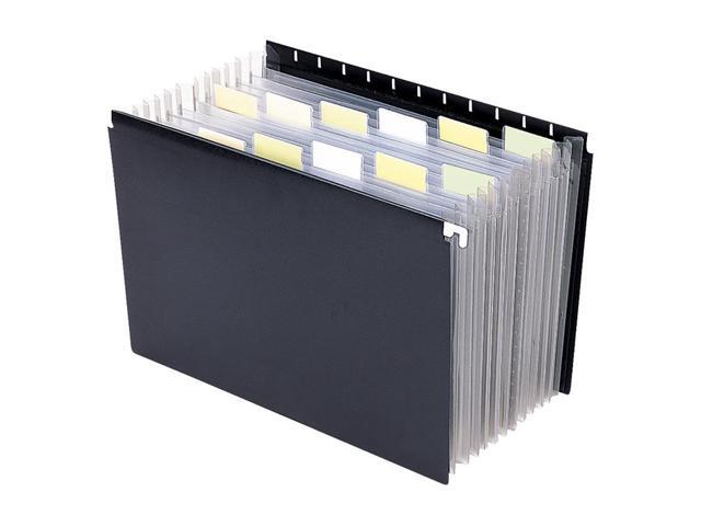 Smead Hanging Expanding File Portable Ltr 11-7/8'x9-1/4' BK 65125