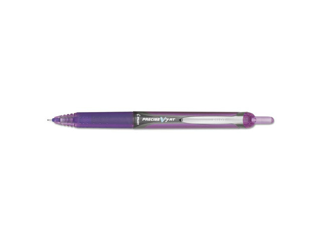 Pilot Precise V7RT Retractable Roller Ball Pen Purple Ink .7mm 26071