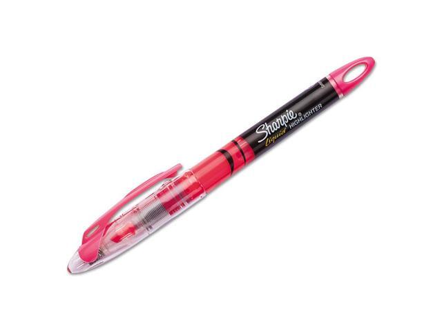 Sharpie Accent Liquid Pen Style Highlighter Chisel Tip Fluorescent Pink Dozen 1754464