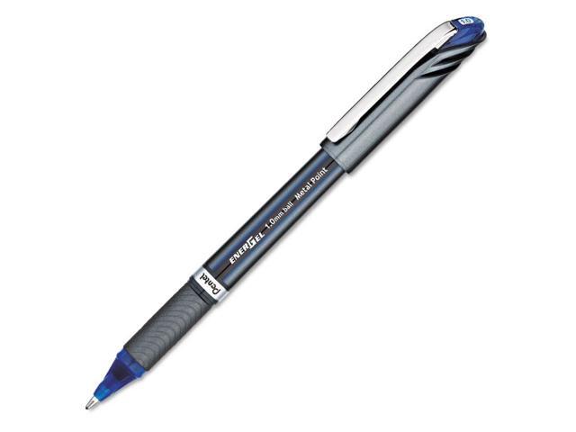 Pentel EnerGel NV Liquid Gel Pen 1mm Blue Barrel Blue Ink BL30C