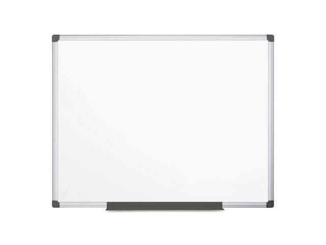 MasterVision Value Lacquered Steel Magnetic Dry Erase Board 48 x 72 White