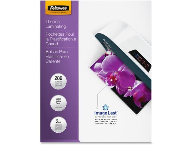 Fellowes Inc Laminating Pouch 3mil. Ltr 200/PK Clear 5244101
