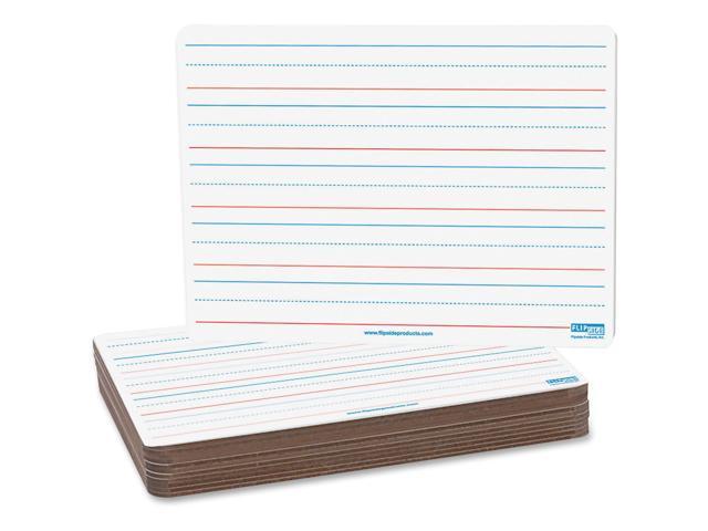 Flipside Magnetic Two-Sided Dry Erase Board 12 x 9 12/Pack 10176