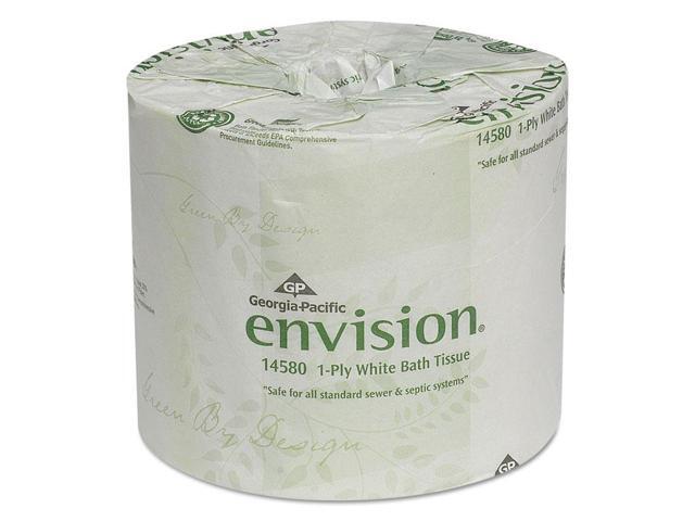 envision One-Ply Bathroom Tissue, 1210 Sheets/Roll, 80 Rolls/Ctn