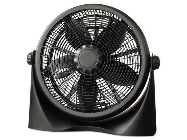 Alera 16' Super-Circulation 3-Speed Tilt Fan Plastic Black FAN163