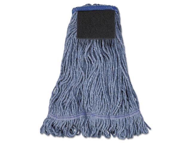 Boardwalk - UNS 903BL - Mop Head, Loop-End, Cotton With Scrub Pad, Large, 12/Carton