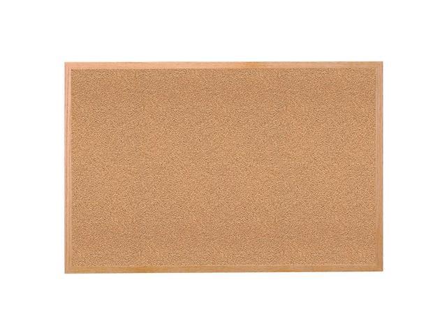 GHENT 1418-1 Cork Bulletin Board, Natural, Indoors
