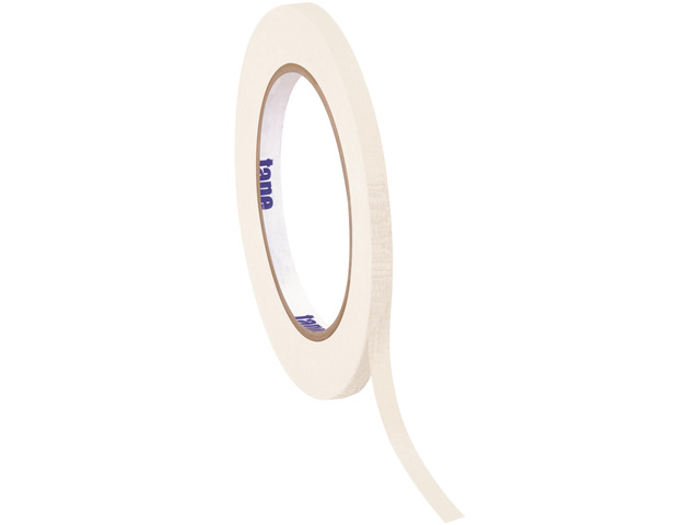 Tape Logic Masking Tape 4.9 Mil 1/4' x 60 yds. White 12/Case T93100312PKW