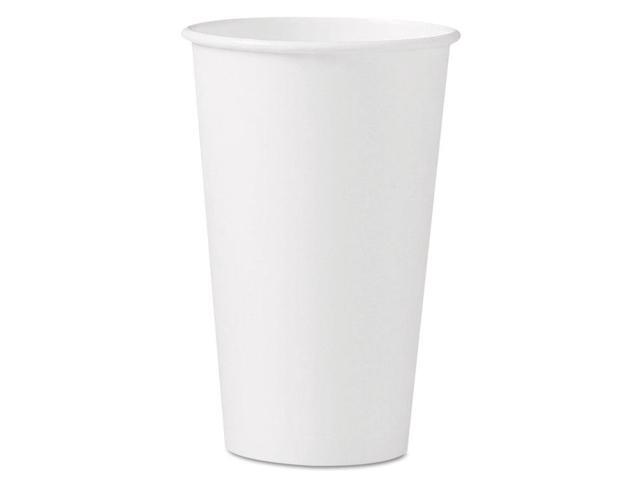 Polycoated Hot Paper Cups 16 oz White