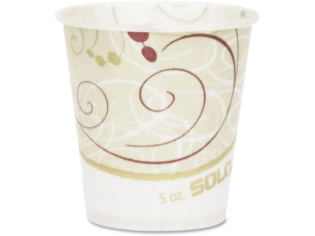 SOLO CUPS Paper Water Cups Waxed 5oz 100/Bag 30 Bags/Carton R53SYMCT