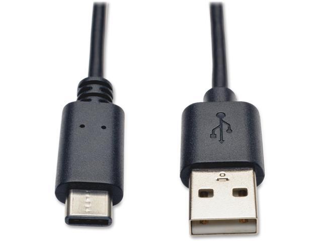 Tripp Lite USB 2.0 Hi-Speed Cable (A Male to USB Type-C Male), 3-ft.