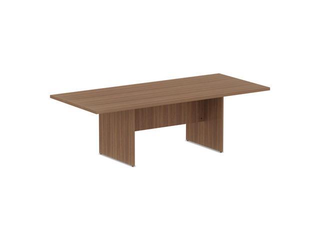 Alera Valencia Series Conference Table Rectangle 94.5 x 41 3/8 x 29.5 Modern Walnut VA719642WA