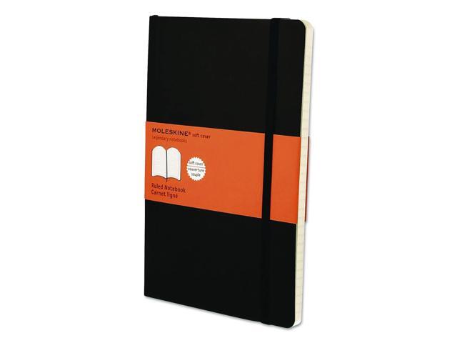 Classic Softcover Notebook, Ruled, 8 1/4 x 5, Black Cover, 192 Sheets HBGMSL14