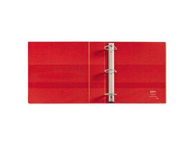 Avery Heavy-Duty View Binder w/Locking 1-Touch EZD Rings 2' Cap Red 79225
