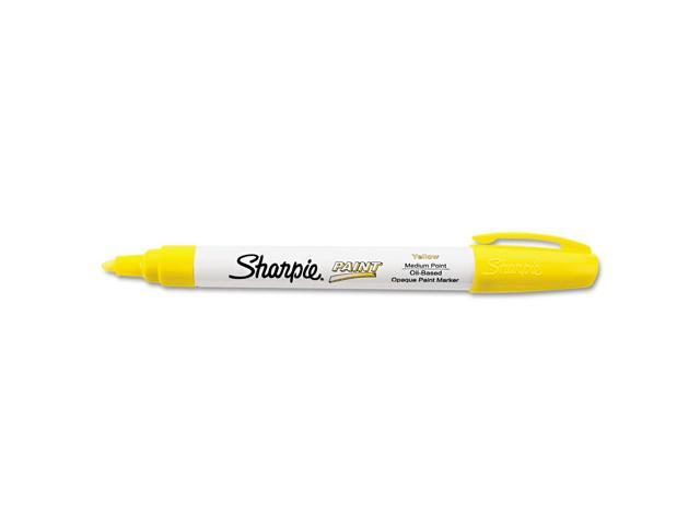 Sharpie Permanent Paint Marker Medium Point Yellow 35554