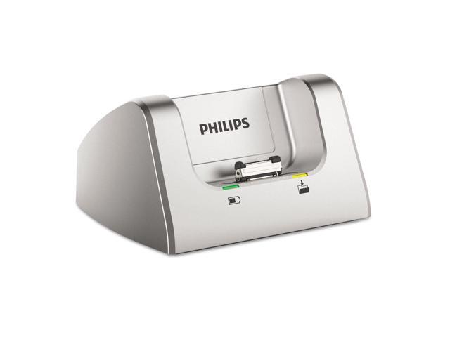 Philips - ACC8120 - Philips Pocket Memo Docking Station - Docking - Charging Capability, silver