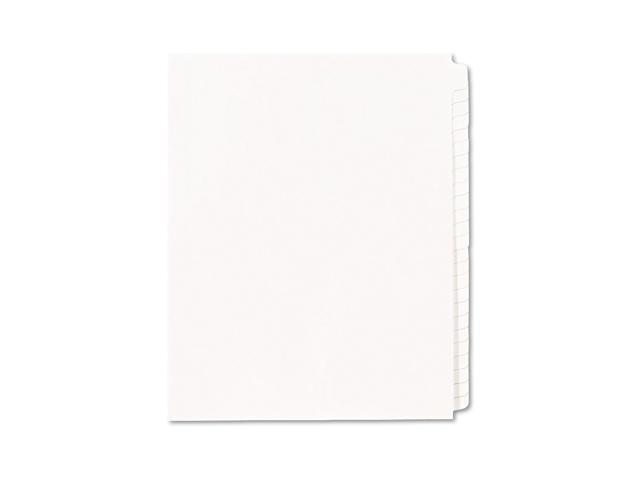 Avery Blank Tab Legal Exhibit Index Divider Set 25-Tab Letter White Set of 25