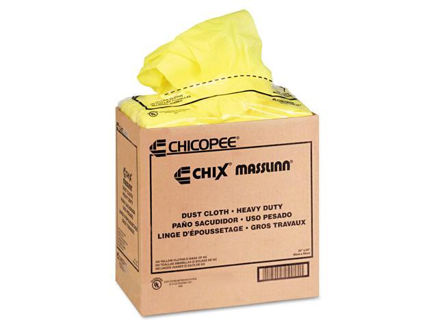 Chix Masslinn Dust Cloths 24 x 24 Yellow 50/Bag 2 Bags/Carton 0911