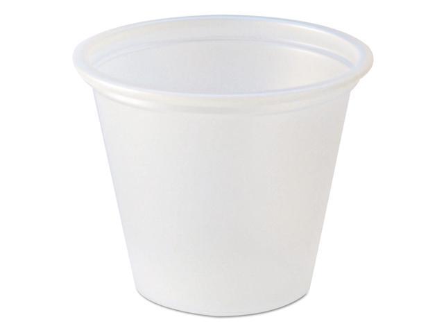 Fabri-Kal Portion Cups 1 oz Translucent 250/Sleeve 10 Sleeve/Carton PC100