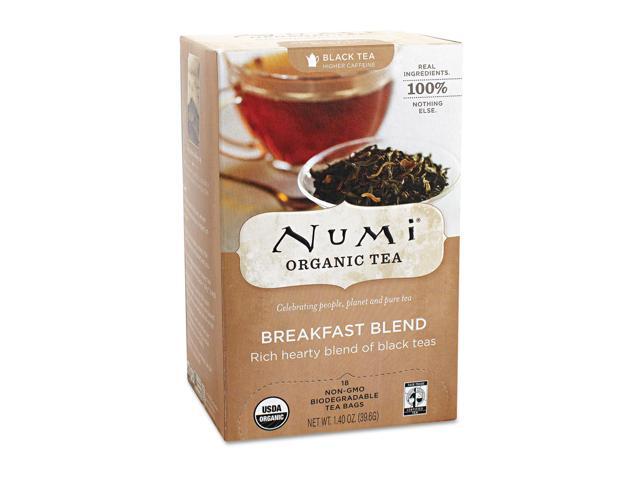 Numi Organic Teas and Teasans 1.4oz Breakfast Blend 18/Box 10220