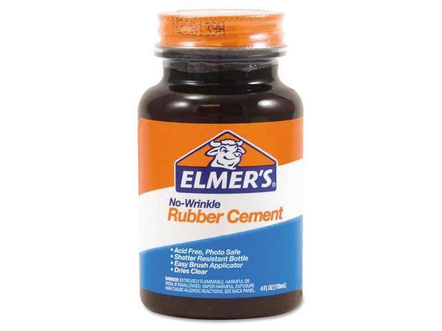 Elmers Rubber Cement Repositionable 4 oz E904