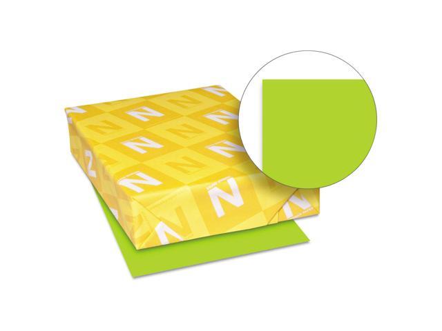 Wausa WAU21869 - Neenah Paper Astrobrights Colored Card Stock, 65 lb., 8-1/2 x 11, Vulcan Green, 250 Sheets