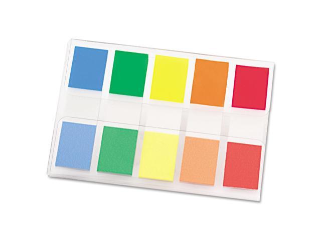 Post-it Page Flags in Portable Dispenser 5 Standard Colors 20 Flags/Color 6835CF